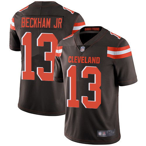 Youth Cleveland Browns #13 Beckham Jr Brown Nike Vapor Untouchable Limited NFL Jerseys->cleveland browns->NFL Jersey